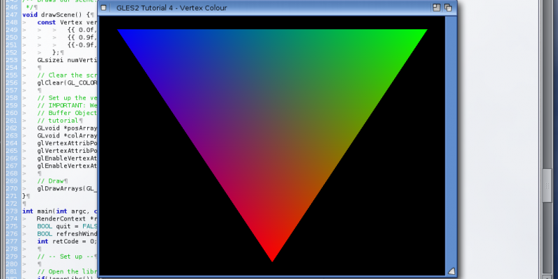 GLES2+ on AmigaOS - Colour Another Way - Vertex Attributes