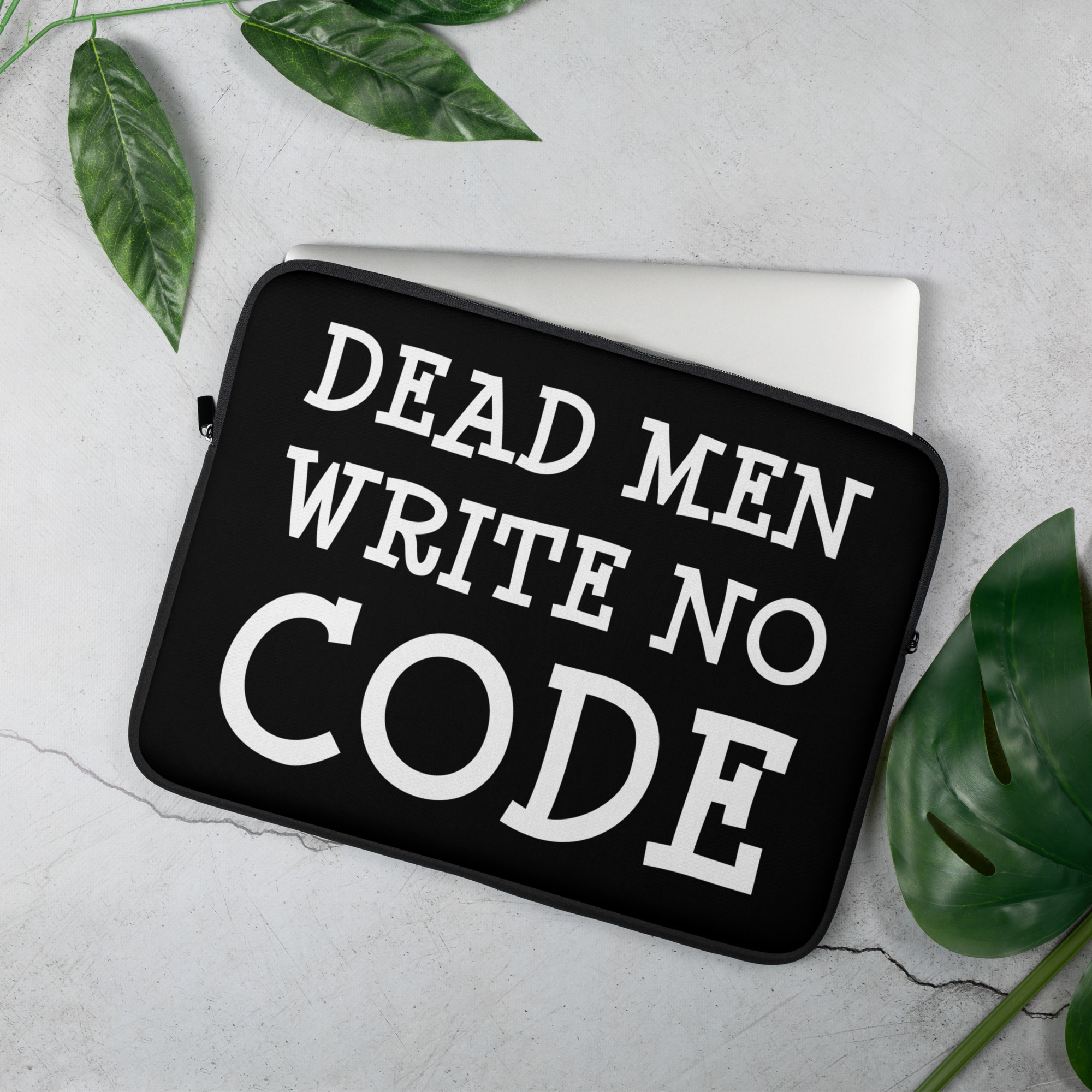 Dead Men Write No Code | Laptop Sleeve - 15 in