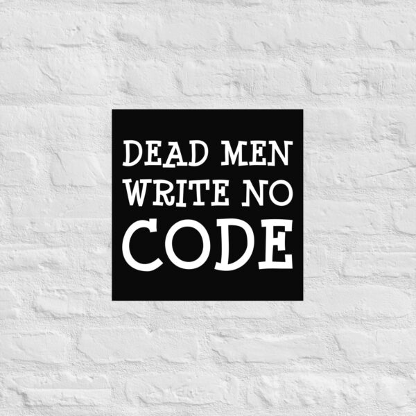 Dead Men Write No Code Poster