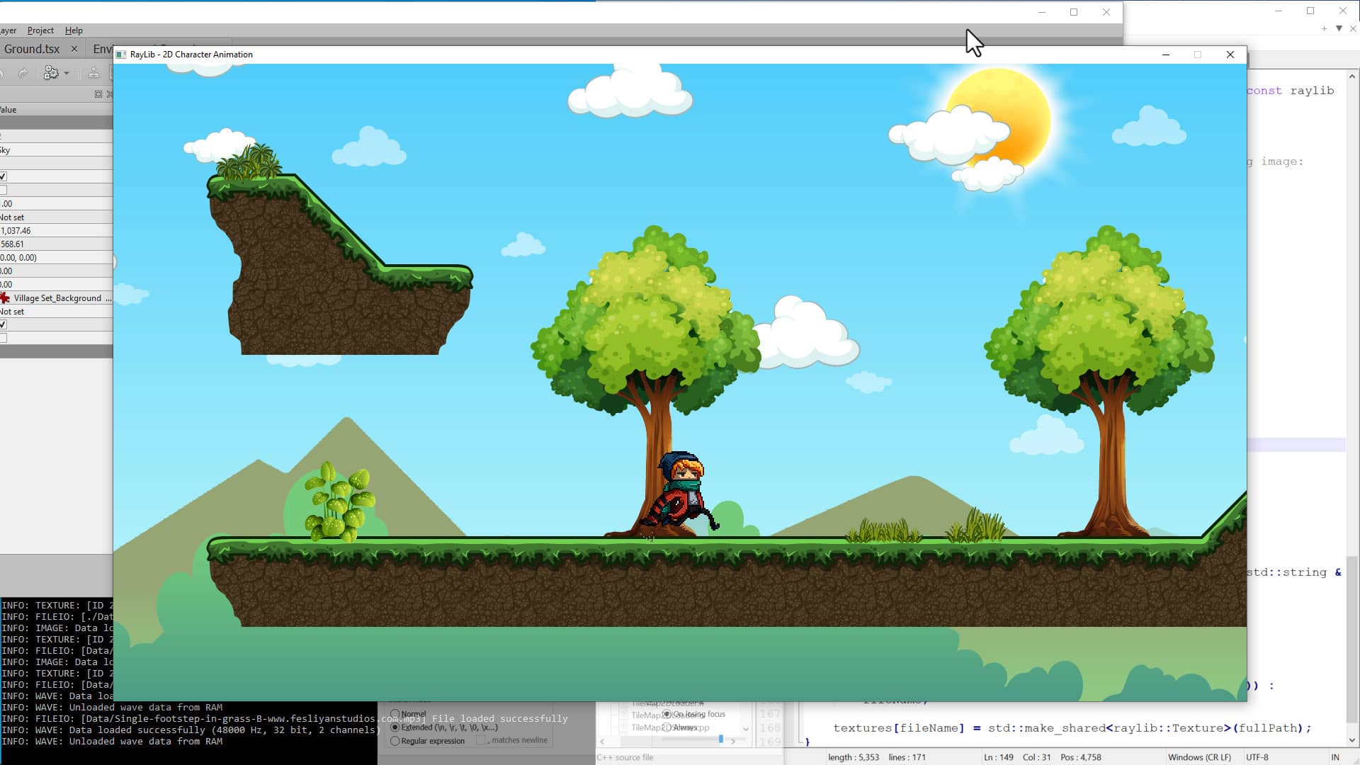 RayLib 2D Challenge - Part 6 - Displaying Tile Map Worlds - Kea Sigma Delta