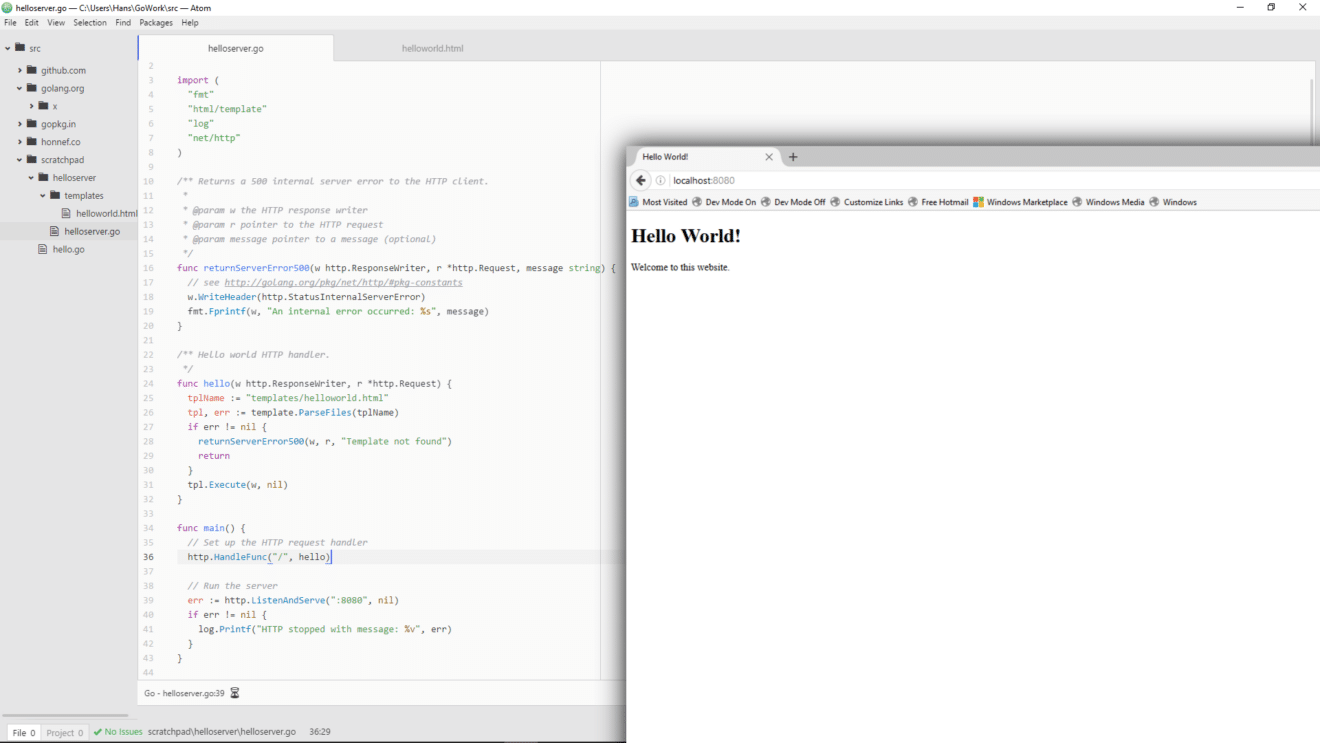 Hello Go Server - Kea Sigma Delta