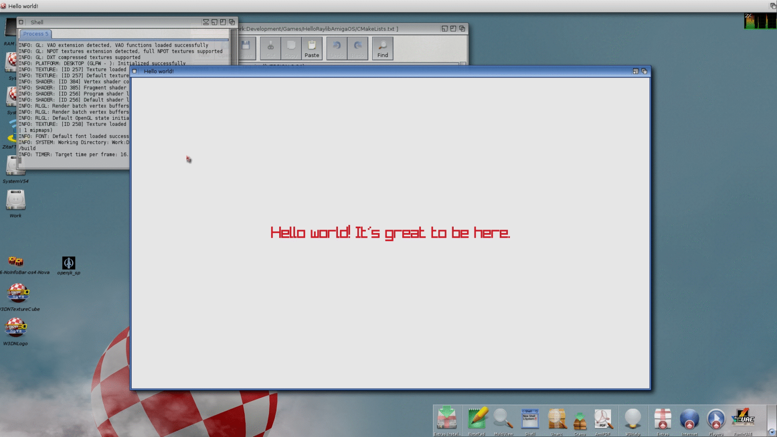 Finally! A Raylib Template That Works on AmigaOS 4 Out of the Box - Kea ...