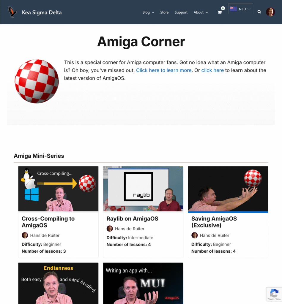 Kea Campus Amiga Corner